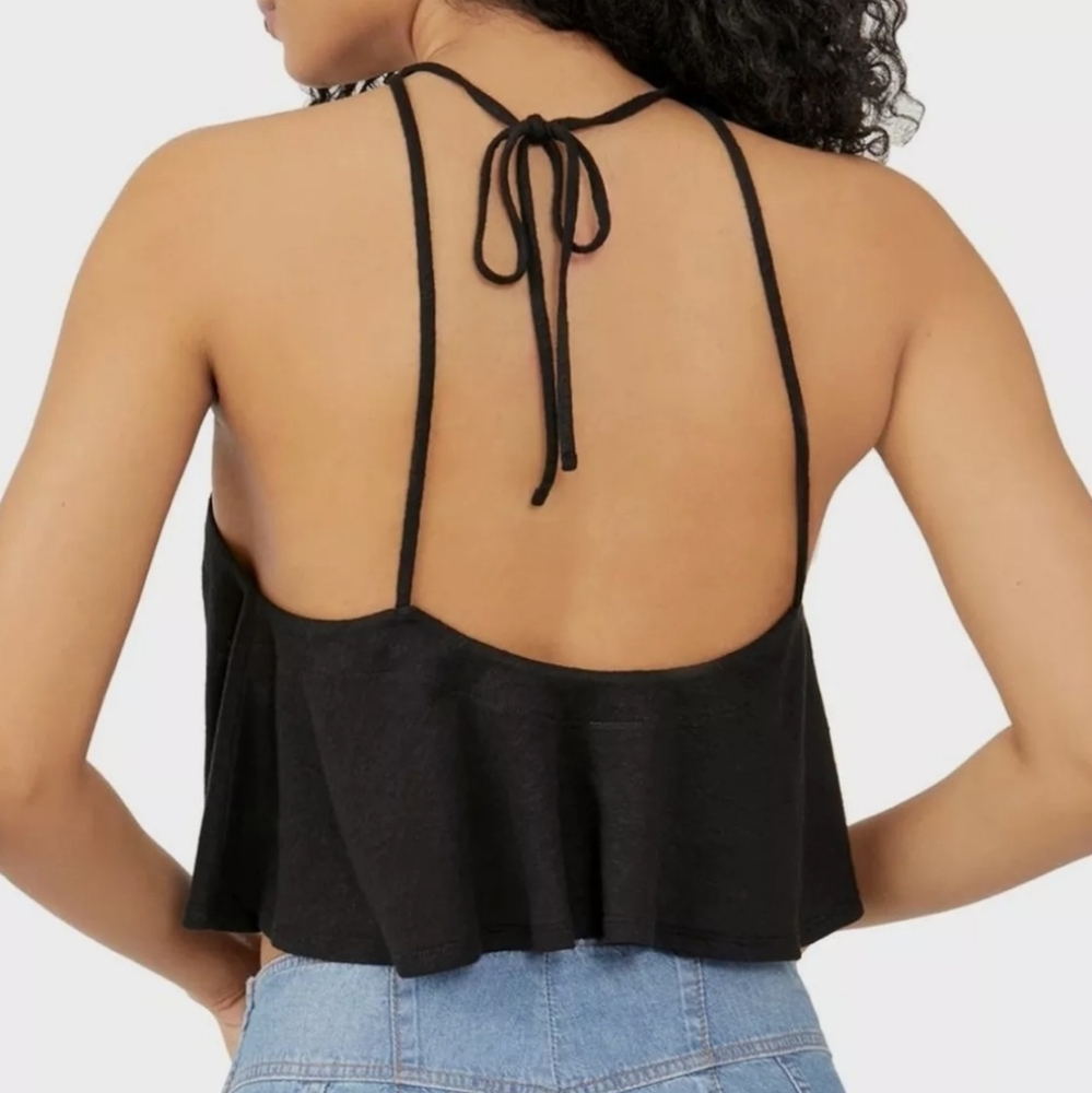 Free People Long Weekend Knit Halter Tank - Picture 3 of 9